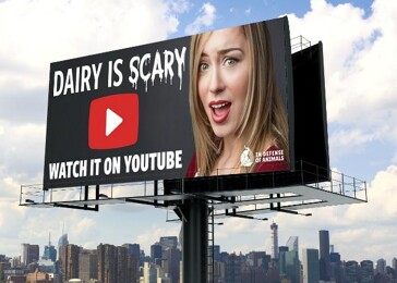 Přes 60 billboardů v L.A. odhaluje realitu mléčného průmyslu