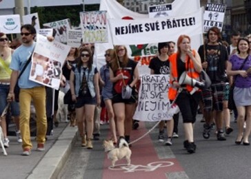 Prahou již pošesté projde pochod za práva zvířat